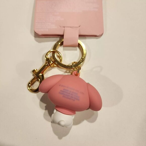 Loungefly Sanrio My Melody Earth Day Flower Crown Floral Pink 3D Keychain NEW - Picture 9 of 12